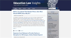 Desktop Screenshot of edlawinsights.com
